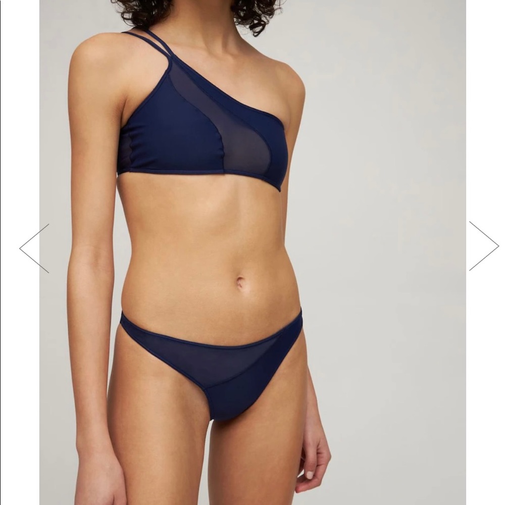 Adam Selman Sport Waves Thong Bikini